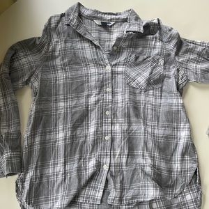 Old Navy plaid button down